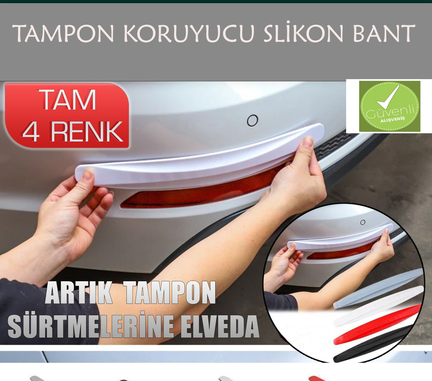 TAMPON KORUYUCU SLİKON BANT